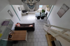 Duplex apartment facing the port
